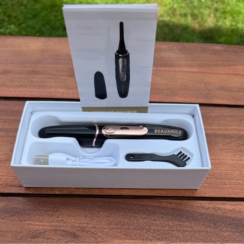 Heated Eyelash Curler, Rechargeable Electric Eyelash Curler Type C - Picture 2 of 5